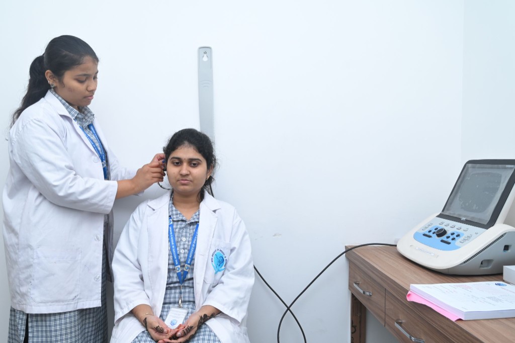 M.Sc Audiology students in clinical training
